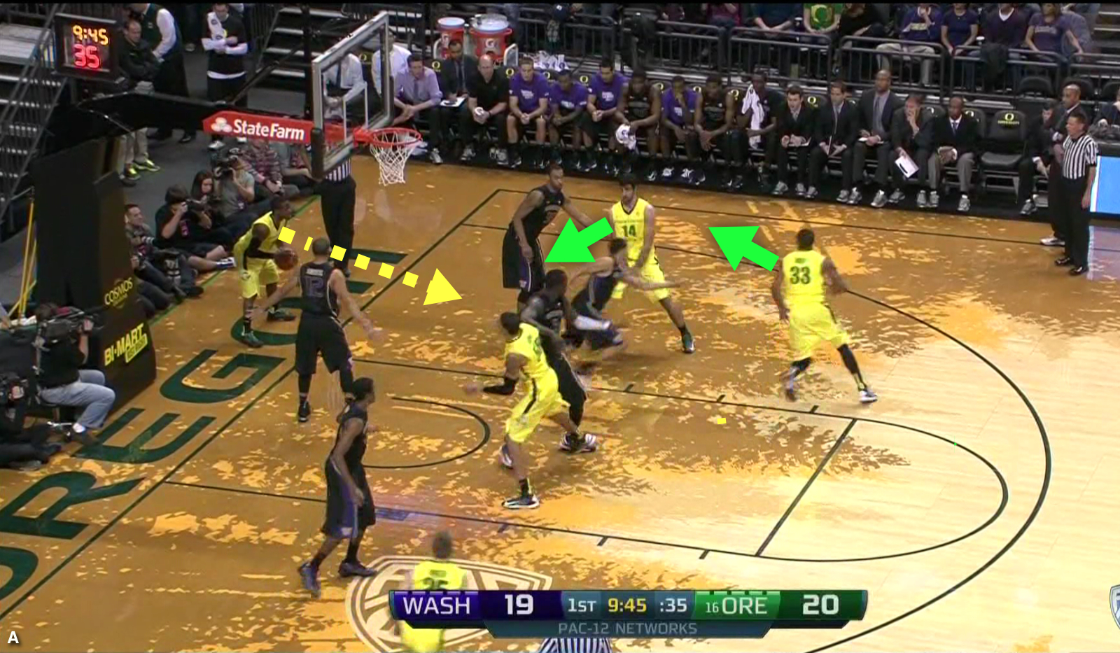 Basketball Analysis Altman S Inbound Sets Get Ducks Easy